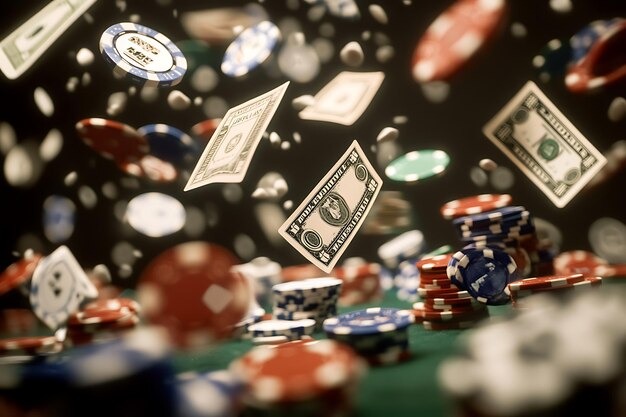 Betting buttons and stake entry Betting interface showing Player, Banker, and Tie options